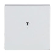 Busch-Jaeger - Bussystem-Tastwippe Wippe 1-fach, Symbol Licht 6231-10-83 alusilber