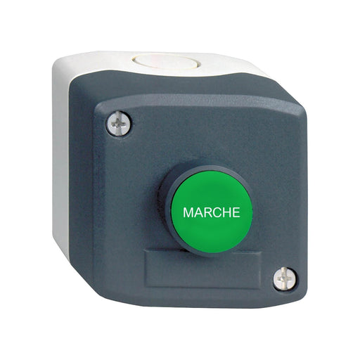 Schneider Electric - Befehls- und Meldegeräte-Kombination im Gehäuse Gehäuse m.Taster XALD104 fl gn 1S (EIN)