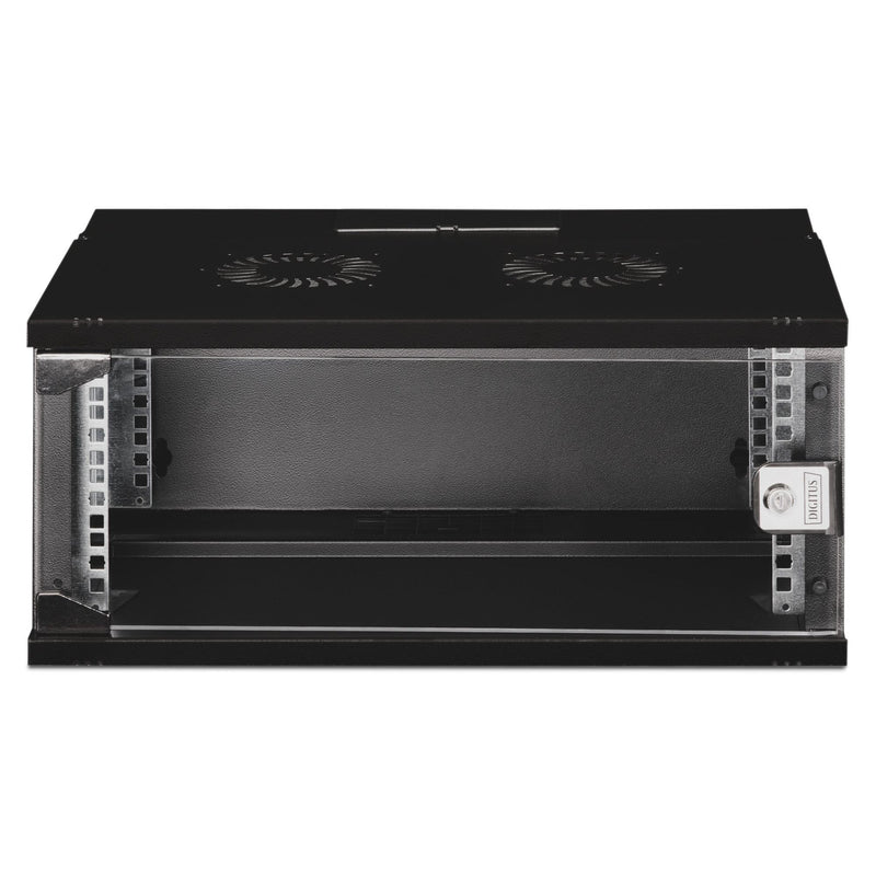 DIGITUS - Netzwerk-/Serverschrank Wandgehäuse SOHO PRO DN-49201 4HE,sw