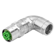 Weidmüller - Rundsteckverbinder, feldkonfektionierbar (Industriesteckverbinder) Steckverbinder IE-PS-M12X-90-S-TH Buchse,gew.,Crimpan
