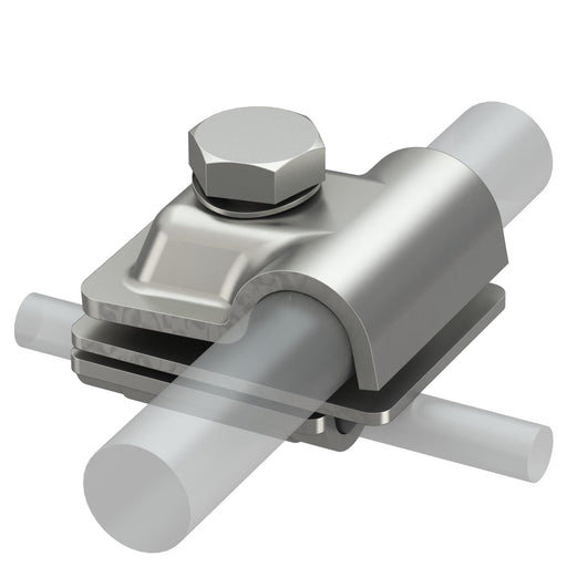 OBO Bettermann - Verbinder für Blitzschutz Schnellverbinder 249 8-10X16 VA 8-10mm/16mm − 10 Stück