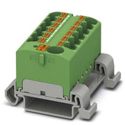 Phoenix Contact - Durchgangs-Reihenklemme Verteilerblock PTFIX10/12X4-NS35AGN − 8 Stück