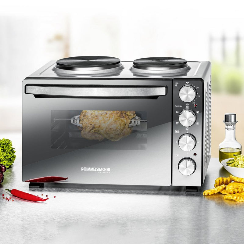 Rommelsbacher - Tischbackofen/Backgrill Kleinküche KM 3300 3250W 30l Umluft