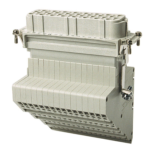 Walther Werke - Kontakteinsatz für Rechtecksteckverbinder Klemmenadapter D64 720635 Buchseneinsatz mit − 10 Stück