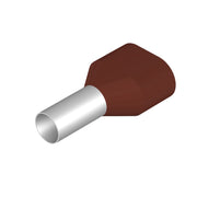 Weidmüller - Aderendhülse Zwilling H10,0/26T ZH BR SV − 100 Stück