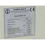Cembre - Kennzeichnungsmaterial 88916 MG-VRT-A PVC 25X50MM 88916 WEISS − 200 Stück