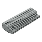 WAGO - Kabelsteckverbinder für Leiterplattensteckverbinder 1-Leiter-Federleiste 231-115/102-000 CAGECLAMP,2,5 mm²,gr − 25 Stück
