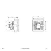 EVN Lichttechnik - Decken-/Wandleuchte Wandleuchte alu 239 514 230V G9 25W