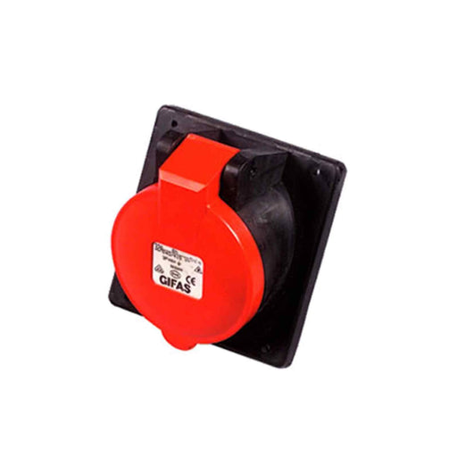 Gifas Electric - CEE-Anbausteckdose (IEC 60309) CEE-Einbaudose vollgummi 301659 400V,16A,5pol,6h
