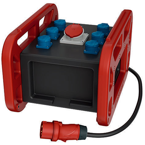 Mennekes - CEE-Steckdosen-Kombination (IEC 60309) Verteiler EverBOX GRIP 9502985RT tragbar