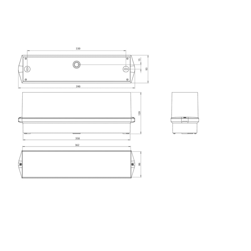 RP-Technik - Sicherheitsleuchte Rettungszeichenleuchte KWID418WL EB 8h, WL