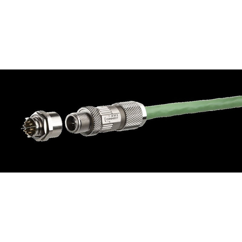 Metz Connect - Rundsteckverbinder, feldkonfektionierbar (Industriesteckverbinder) Stecker M12 feldkonfektio. MNF881A315-0001 gerade X-kodiert − 10 Stück