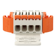 WAGO - Kabelsteckverbinder für Leiterplattensteckverbinder 1-Leiter-Federleiste 27341104038000300000 PushinCAGECLAMP,lgr − 50 Stück