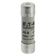 Eaton - Zylindrische Sicherung Sicherungseinsatz Nieders. CYL GG 14,#C14G40S 40A AC 500V 120kA − 10 Stück