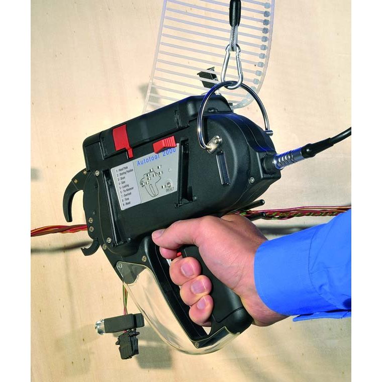 HellermannTyton - Verarbeitungswerkzeug für Kabelbinder Bandschieber/Spirale 120-05400 für Autotool 2000 − 1 Stück
