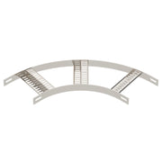 OBO Bettermann - Bogen für Kabelleiter Bogen 90° SLZB L 90 200 A4 mit Z-Sprosse