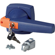 Eaton - Handgriff für Schaltgeräte Knebel 10mm K3 Türeinbau K3DB/C Zylinderschloss blau