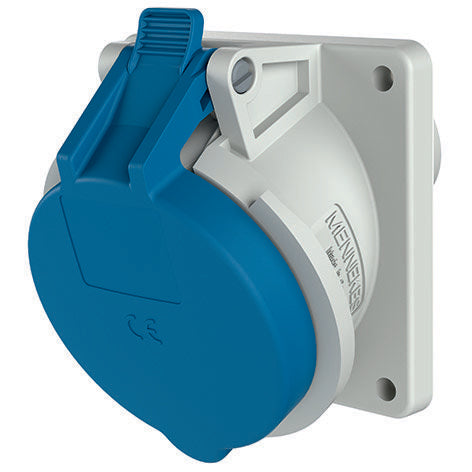 Mennekes - CEE-Anbausteckdose (IEC 60309) Anbaudose schräg 3112 32A,3p,6h,230V,IP44
