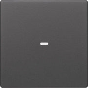 Berker - Abdeckung/Bedienelement für Installationsschalterprogramme Tast-Abdeckung 1f. anth 80960226 Tastsensor-Modul