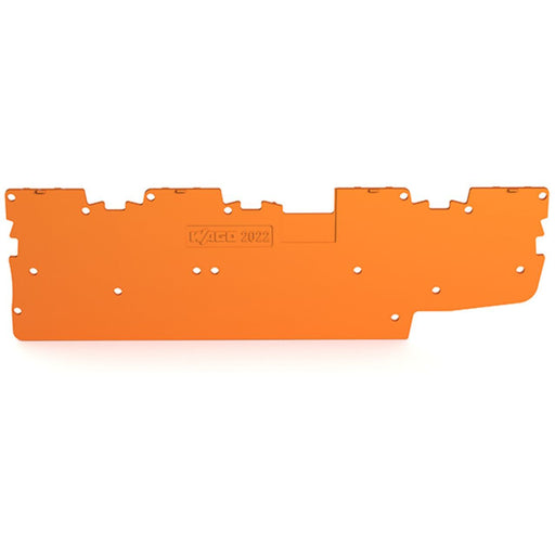 WAGO GmbH & Co. KG - Abschluss- und Zwischenplatte für Reihenklemme Abschlussplatte 1mm 2022-1892 orange − 25 Stück