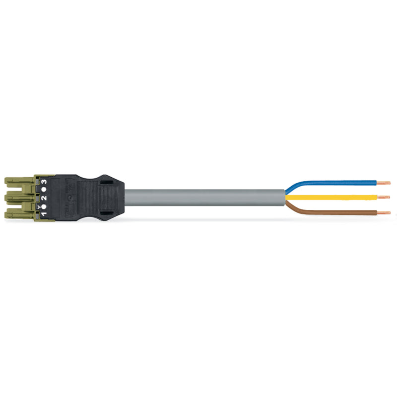 WAGO - Konfektionierte Leitung für steckbare Gebäudeinstallation konfekt. Anschlussleitung 771-9993/106-705 Eca,Buchse