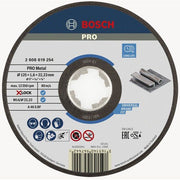 Bosch - Trenn-/Schleifscheibe PRO Metal Gebundene 2608619254 Trennscheibe 125 x