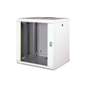 DIGITUS - Netzwerk-/Serverschrank 19" Wandschrank DN-19 12-U m. Glastür, RAL7035