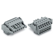WAGO - Kabelsteckverbinder für Leiterplattensteckverbinder 2-Leiter-Federleiste 231-2111/037-000 CAGECLAMP,2,5mm²,gr − 25 Stück