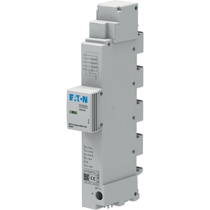 Eaton - Kombi-Ableiter für Energietechnik Überspannungsableiter SPZT123-300/3+NPESOS f.40mm Sammelschiene