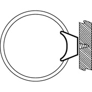 HellermannTyton - Befestigungssockel und -element für Kabelbinder Befestigungssockel LKC-N66-BK-C1 − 100 Stück