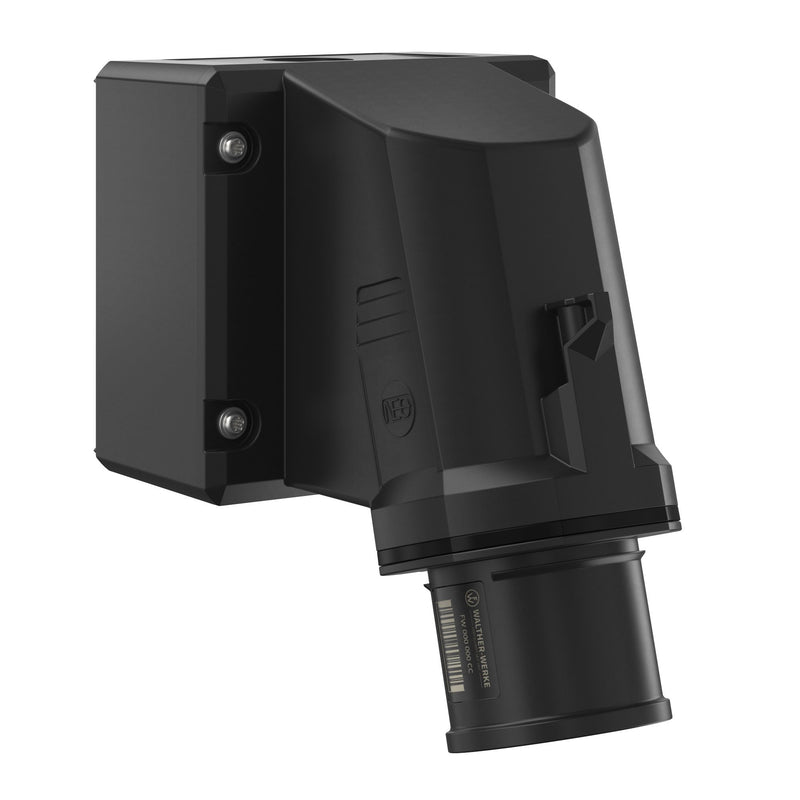 Walther Werke - CEE-Gerätestecker (IEC 60309) CEE NEO Wandgerätestecker FW734407CC schräg 32A 4P 7h