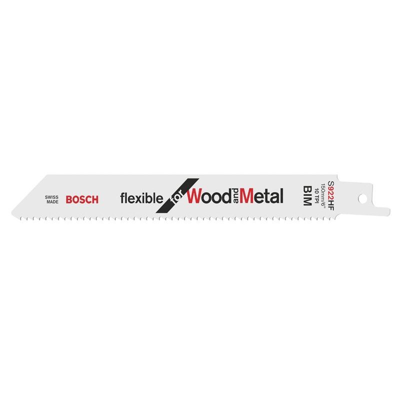 Bosch - Säbelsägeblatt Flexible for Wood and 2608656016 Metal, 5er-Pack