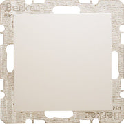 Berker - Einsatz/Abdeckung für Kommunikationstechnik Blindverschluss ws/gl 6710098982 m.Zentralstück