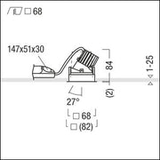 Zumtobel Group - Downlight/Strahler/Flutlicht LED-Downlight PANOS INF #60816933 4000K