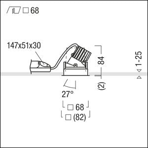 Zumtobel Group - Downlight/Strahler/Flutlicht LED-Downlight PANOS INF #60816933 4000K