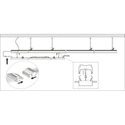 Ledvance - Geräteträger für Lichtbandsystem LED-Universallichtträger TRU.UNI.P50W840WCLD. 840, DALI