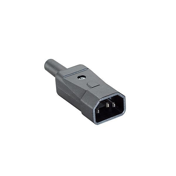 Bachmann - Geräteanschlussdose Kaltgerätestecker sw 915.171 Kunststoff
