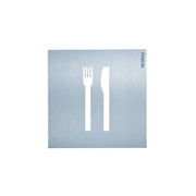 Siedle&Söhne - Kennzeichnungsmaterial Orientierungsschild OSP 0002 154x154mm Restaurant