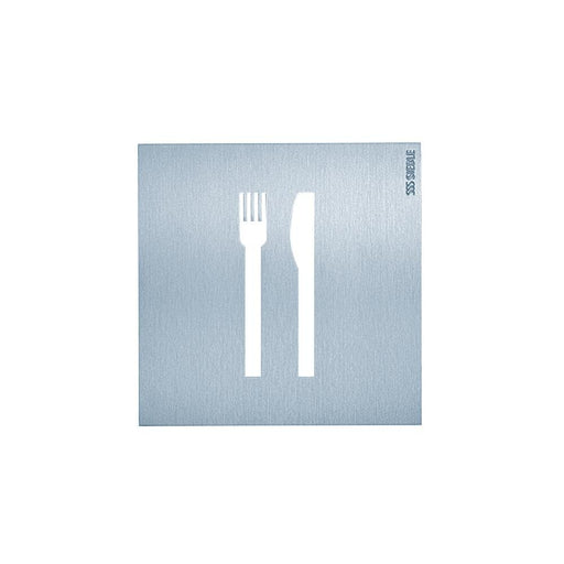Siedle&Söhne - Kennzeichnungsmaterial Orientierungsschild OSP 0002 154x154mm Restaurant