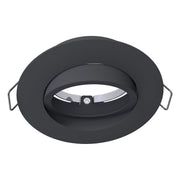 EVN Lichttechnik - Downlight/Strahler/Flutlicht Einbauring rund o. Fassung 830009 schwenkbar, schwarz
