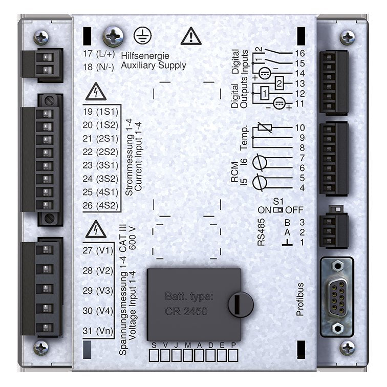 Janitza Electronic - Kombimessgerät Spannungsqualitäts-Analys. UMG 512 #5217003 48-110VAC/24-150VDC