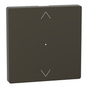 Merten - Abdeckung/Bedienelement für Installationsschalterprogramme Wippe moccamet MEG5215-6052 1fach Pfeile Auf/Ab