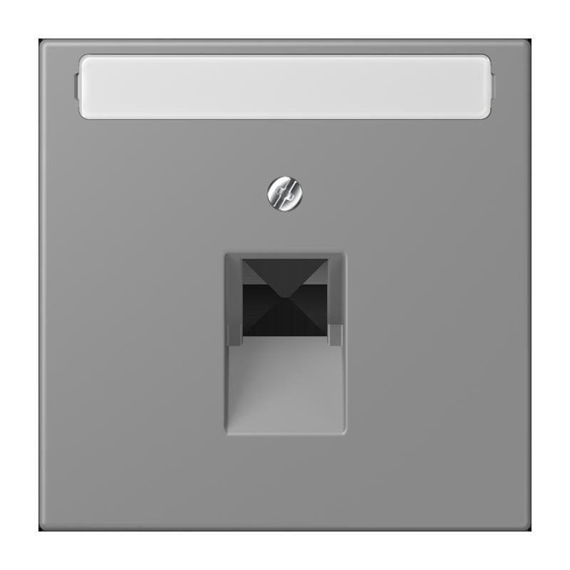 Jung - Einsatz/Abdeckung für Kommunikationstechnik Abdeckung für IAE/UAE LC 969-1 NAUA 203 gris 31 (32011)