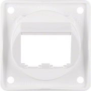 Berker - Einsatz/Abdeckung für Kommunikationstechnik Tragplatte pws/gl 845582509 für 2 BTR-/E-DA