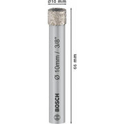 Bosch - Bohrkrone PRO Ceramic dry Bohrer, 2608599051 10 x 66 mm