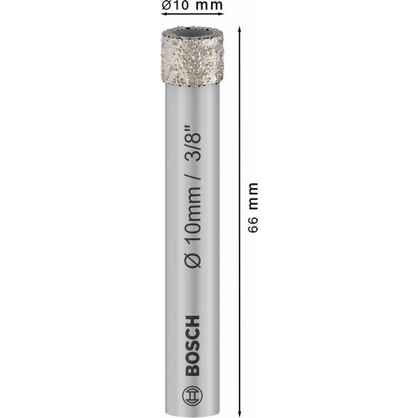 Bosch - Bohrkrone PRO Ceramic dry Bohrer, 2608599051 10 x 66 mm