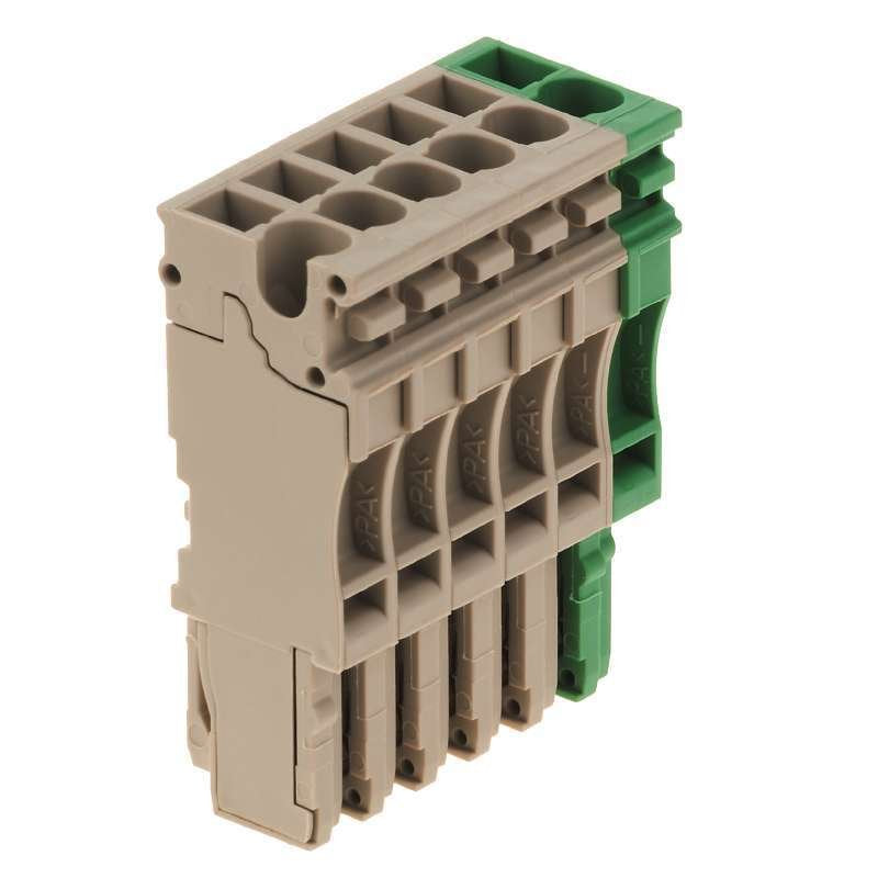 Weidmüller - Zubehör/Ersatzteile für Klemmen Steckverbinder ZP 2.5/1AN/6 GN/BE