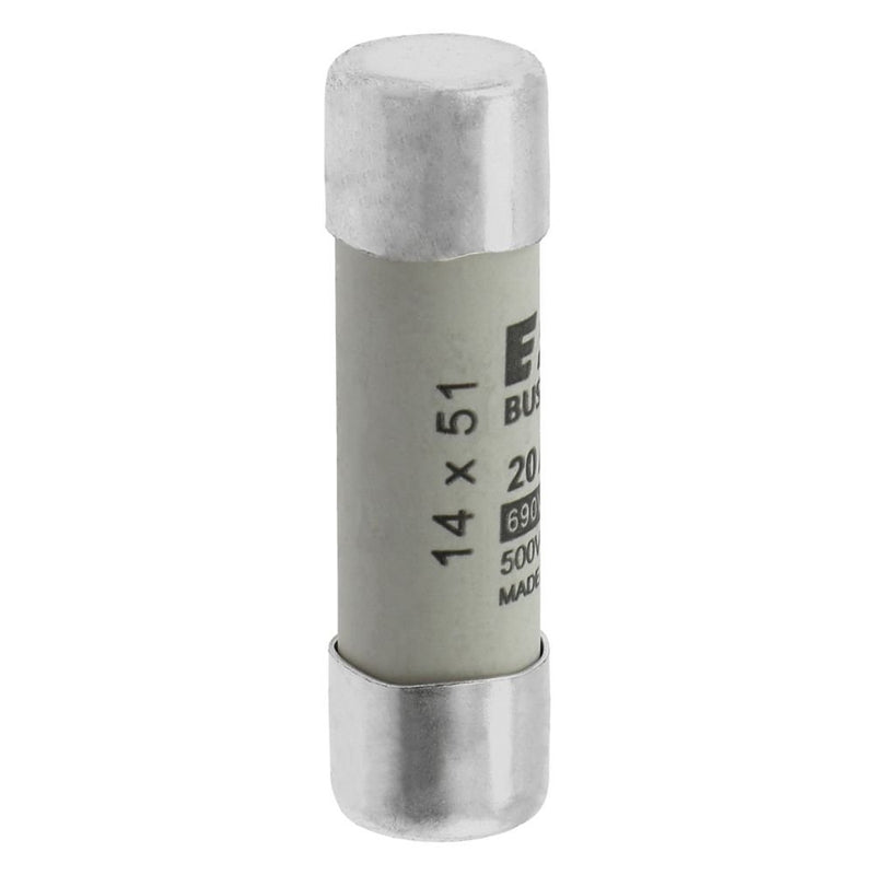 Eaton - Zylindrische Sicherung Sicherungseinsatz Nieders. CYLINDRICA#C14G20 20A AC 690V 80kA − 10 Stück