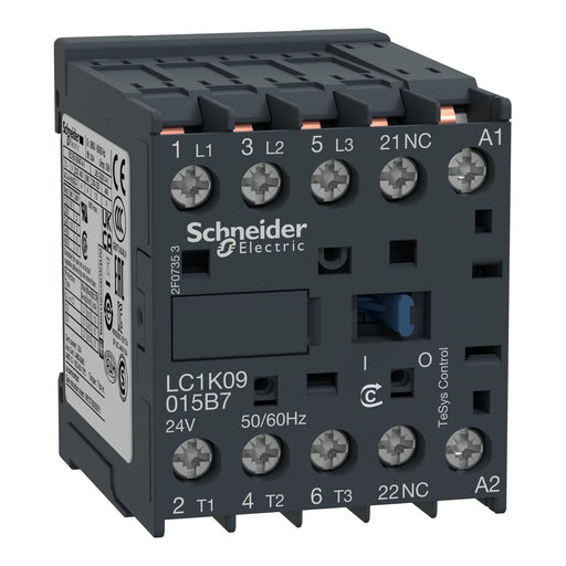 Schneider Electric - Leistungsschütz zum Schalten von Wechselstrom Leistungsschütz LC1K09015B7 3-polig, 1Ö