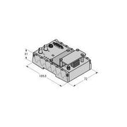 Turck - Rundsteckverbinder, feldkonfektionierbar (Industriesteckverbinder) LWL-Koppler OC11EX/2G.2